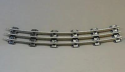 LIONEL O GAUGE TRAIN TRACK O72 CURVE 72  Inch Diameter 3 Rail Metal 6-65572 NEW • $5.94