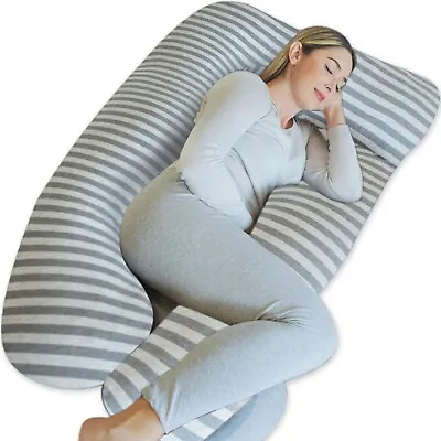 Pharmedoc Pregnancy Pillow U-Shape Full Body Pillow And Maternity Support • $79.99