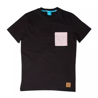 King Insignia Pinstripe Pocket Black Crew Neck Urban Tee T-shirt • $50.95