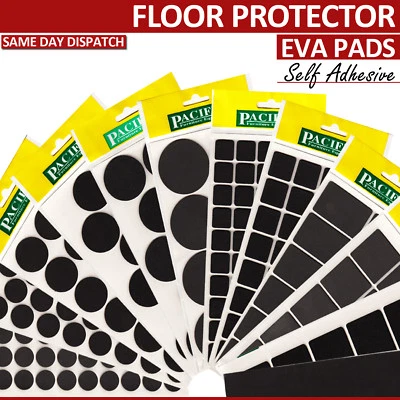 £4.99 • Buy Furniture Eva Pads Floor Protector Self Adhesive Glass Cushion Anti Skid Gripper