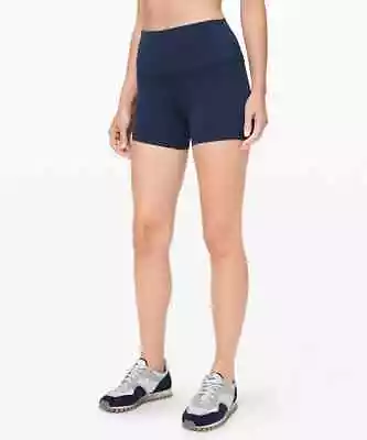 Lululemon Align Highrise Shorts 4  Navy Blue Multiple Sizes New • $48.99