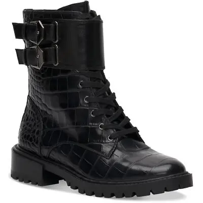 Vince Camuto Womens Fawdry Buckle Combat & Lace-up Boots Shoes BHFO 6814 • $23.99