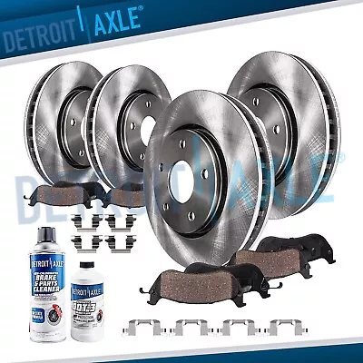 $185.45 • Buy Front & Rear Disc Rotors + Ceramic Brake Pads For 2003 2004 2005 Nissan Murano