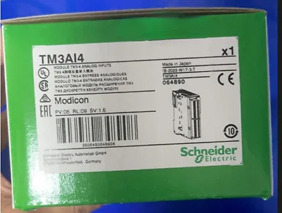 Brand New Schneider Electric TM3AI4 Modicon TM3-4 Analog Input Module • $201