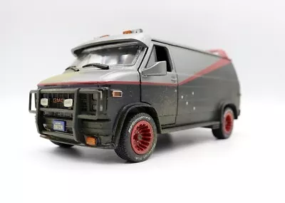 Greenlight 1/24 The A Team 1983 GMC Vandura Van Muddy Diecast Models Gifts • $65.99