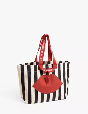 Waitrose John Lewis Lulu Guinness Reusable Beach Tote Bag Brand New With Tags • £39