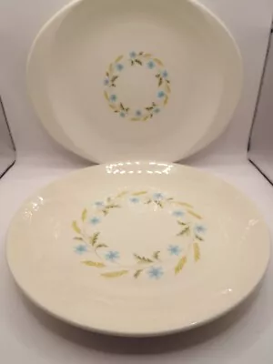 Vintage Canonsburg Pottery Platter And Chop Plate Harvest Wreath MCM • $39.99