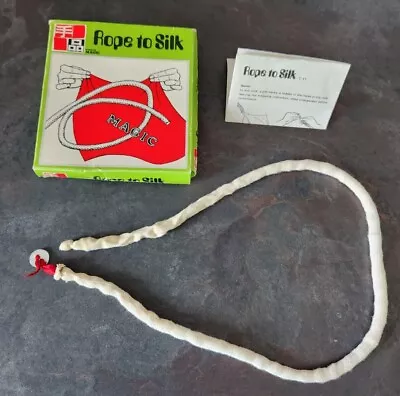 Vintage Japanese Closeup Magic Trick Rope To Silk T-71 By Tenyo • £19.99