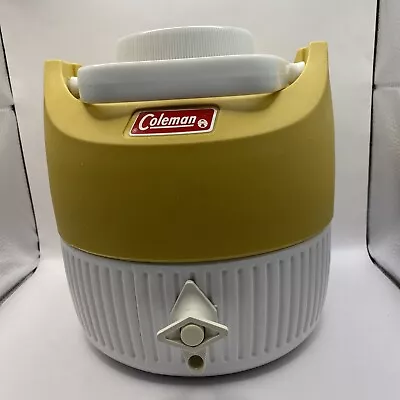 $41.99 • Buy Vintage Coleman Water Cooler Jug One Gallon Harvest Gold