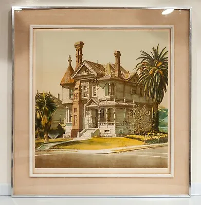  Figueroa House  By Merv Corning Framed Lithograph On Paper AP XLVI/LX • $750