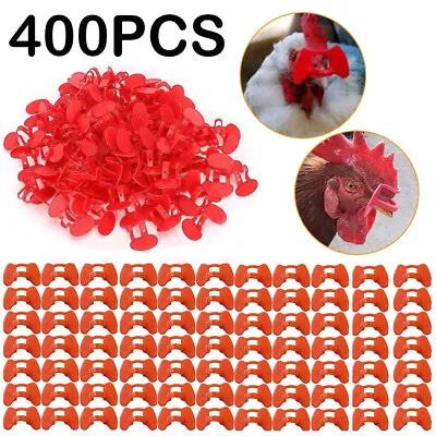 400x Pinless Chicken Peepers Pheasant Poultry Blinders Spectacles No Fighting • $48.05