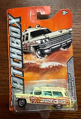 2011 Matchbox 1963 CADILLAC AMBULANCE  #11  Beach Patrol Surf Doc Hearse • $8.75