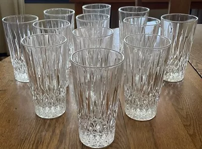 10 Exquisite Mikasa *Old Dublin* Cut Crystal Highballs ~Made In Germany #EUC!￼ • $59.95
