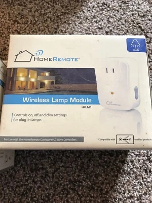 $19.99 • Buy Home Remote Wireless Z-Wave® Lamp Module HRLM1 On Off Dim Settings Plug In Lamps