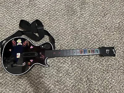 Xbox 360 Guitar Hero Gibson Les Paul Wireless Guitar Controller Black Tested • $89.99