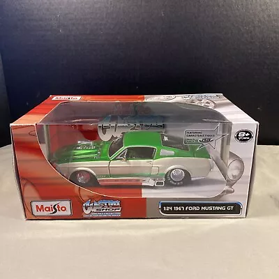 Maisto Custom Shop 1:24 Scale 1967 Ford Mustang GT Sealed Some Box Damage  • $29.99