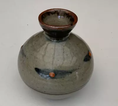 David Leach-lowerdown Pottery Miniature Bud Vase + Stamped Mark • £49