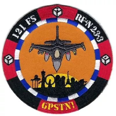 121st  FIGHTER SQUADRON  RED FLAG 23.3  F-16 Patch • $8.99