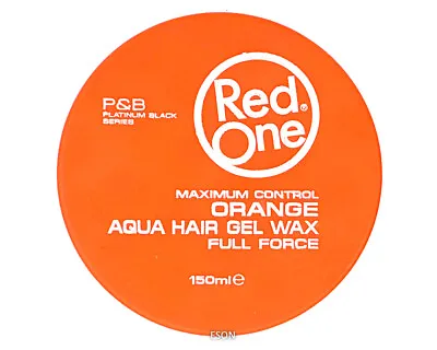 £5.27 • Buy Red One Maximum Control Aqua Hair Gel Wax Orange Peach Scented 150ml Gummy Gabri