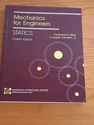 £9.99 • Buy Mechanics For Engineers, Statics, 4th Edition By Ferdinand P. Beer