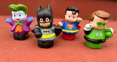 $4.88 • Buy Little People Fisher Price Superheroes DC Comics Batman Joker Superman Green Lan