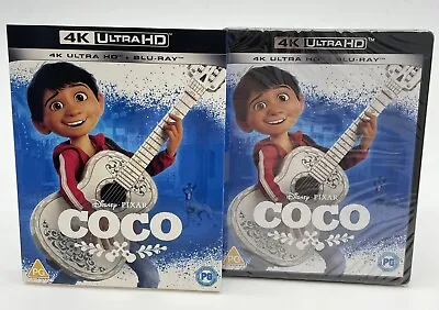 £16.99 • Buy Disney Pixar COCO (4K UHD + Blu-Ray) With Slip Cover - New & Sealed Free UK P&P