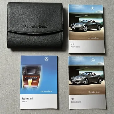 MERCEDES SLK (2008 - 2011) Owners Manual / Handbook Pack & Wallet • $101