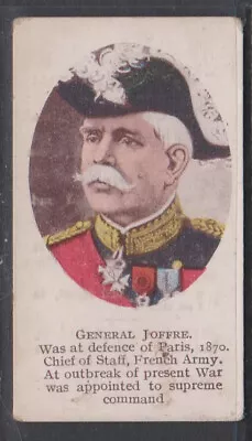 CIGARETTE CARDS Murray 1915 War Series 'K' - #8 General Joffre • £10