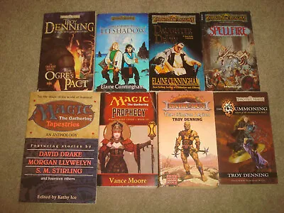 Fantasy Book LOT Forgotten Realms Magic The Gathering Dark Sun Denning TSR D&D • $25.95