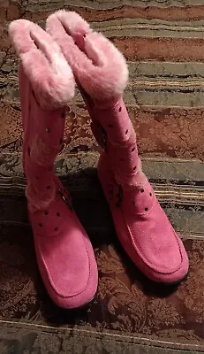 Max Collection Suede Boots Brand New Pink Color Women's Size 8 • $35