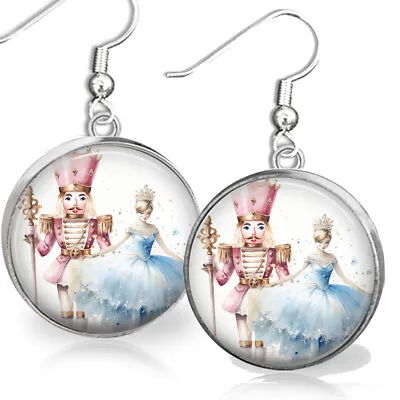 Nutcracker Ballet Sugar Plum Fairy Performance Keepsake Earrings Holiday Jewelry • $13.95