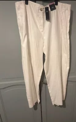 M & S Linen Trousers Size 22 NEW • £9.99