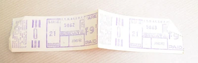 £3 • Buy Bus Coach TIM Ticket Sheffield Transport 236 1962 1/9d