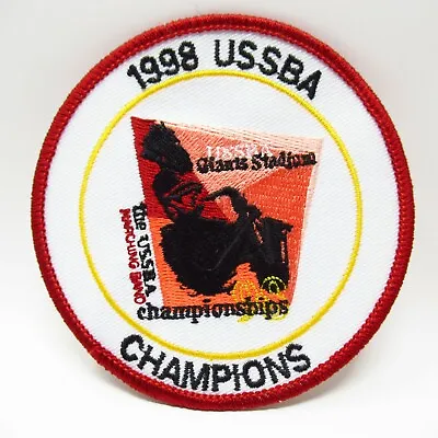 Vintage Patch - Marching Band - USSBA Champions - Embroidered Logo - Collectible • $4.95