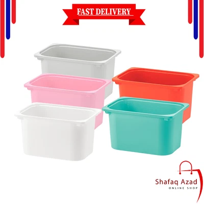 $19.99 • Buy IKEA TROFAST Storage Box Durable Container For Building Blocks Soft Toys & Book
