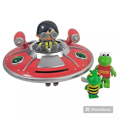 Ryan's World Red UFO Flying Saucer Spaceship Lights Sounds Vehicle - See Video • $12.99