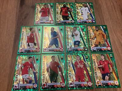 Topps Match Attax UEFA EURO 2024 Complete Set Of 11 Emerald Golden Goalscorers • £12.99