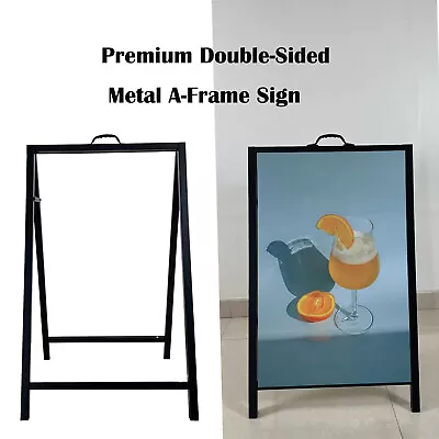 Heavy-Duty Folding Metal A-Frame Sign，use For Real Estate Agent Open House Sign • $70.99