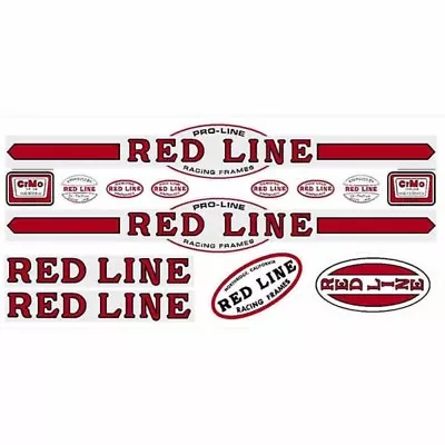 Old School Bmx Redline 1980 Proline Sticker Kit • $49