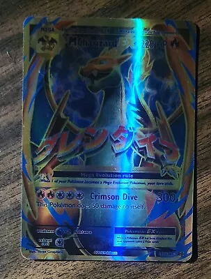 M Charizard EX 101/108 Mega Evolutions Pokemon Card • $20