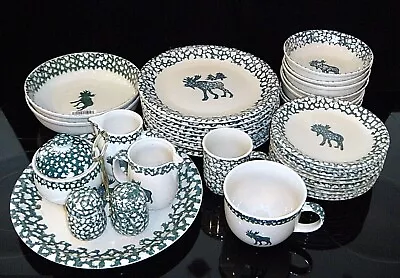 FOLK CRAFT  Moose Country  Dinner Ware By TIENSHAN • $3.99