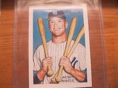 2010 Topps National Chicle #7 MICKEY MANTLE Diamond Stars BECKETT  7 Case Topper • $25