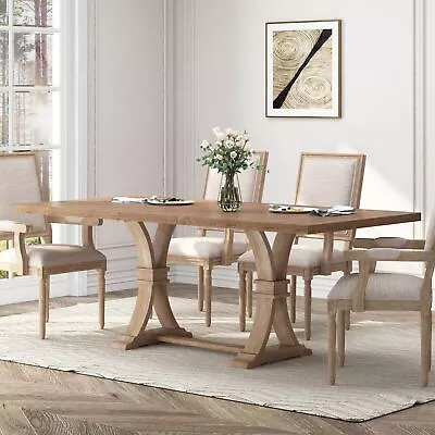 Luoma Rustic Wood Expandable Dining Table • $689.19