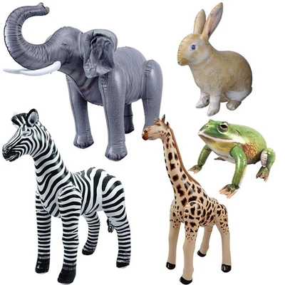 $18.92 • Buy Balloons Simulation Animals Inflatable Balloon Model Cow Elephant Giraffe