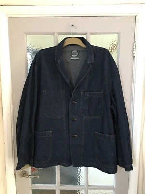 £75 • Buy Yarmouth Oilskins Blue Denim Engineers Jacket, XL