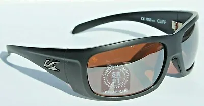 $124.95 • Buy KAENON Cliff POLARIZED Sunglasses Matte Black/Gunmetal Copper Mirror NEW