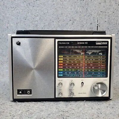 Montgomery Ward Airline Transistor Radio Portable AM/FM/CB 8 Band GEN-1473A • $72