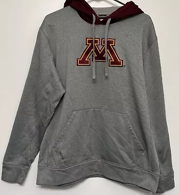 Nike Minnesota Golden Gophers Sweatshirt Men Pullover Gray Sports Gym Medium • $18.88