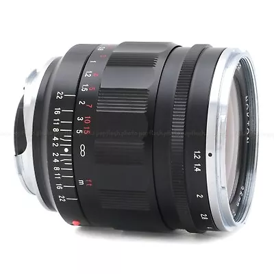 Voigtlander 35mm F/1.2 Nokton Aspherical II Black (M-Mount) Lens USED With Hood • $548