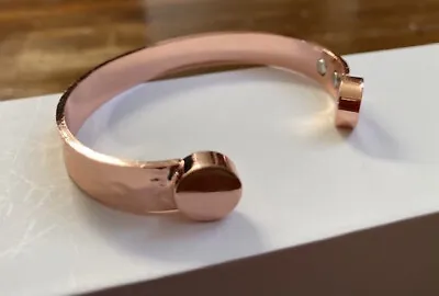 Pure Copper Magnetic Bracelet Fashion Arthritis Men Woman Hammered Style • $14.85